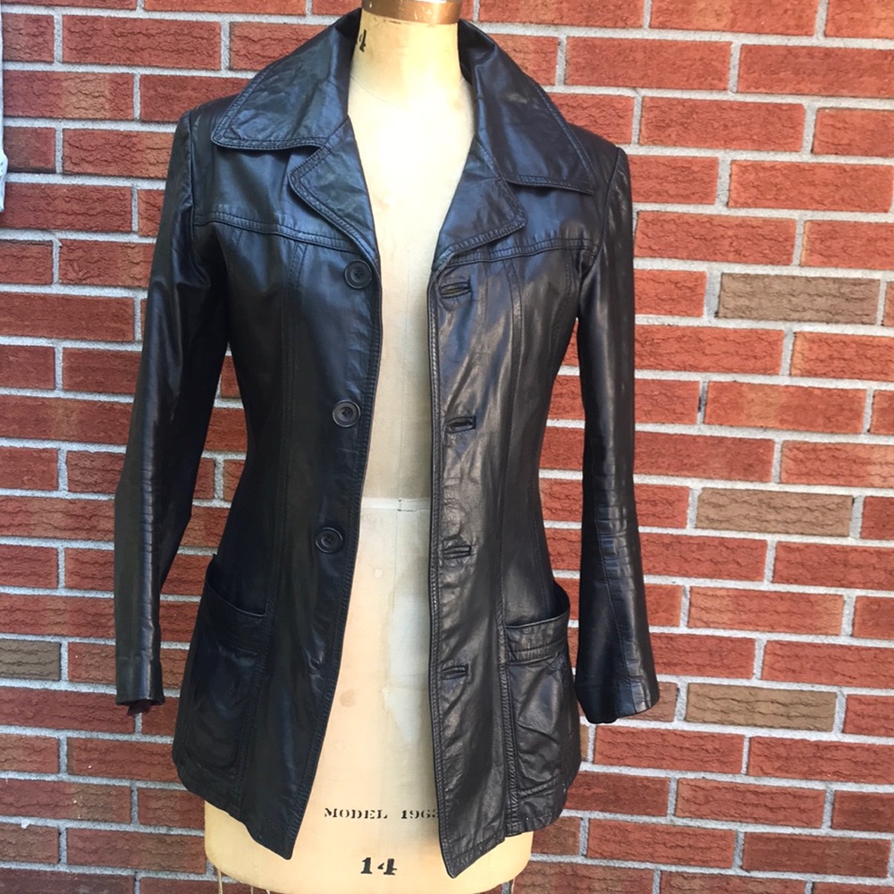 Soft Vintage Leather Jacket Unisex